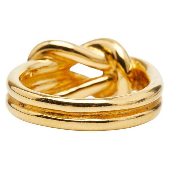 Hermes Atame Scarf Muffler Ring Gold Plated Women's HERMES - Picture 4 of 6